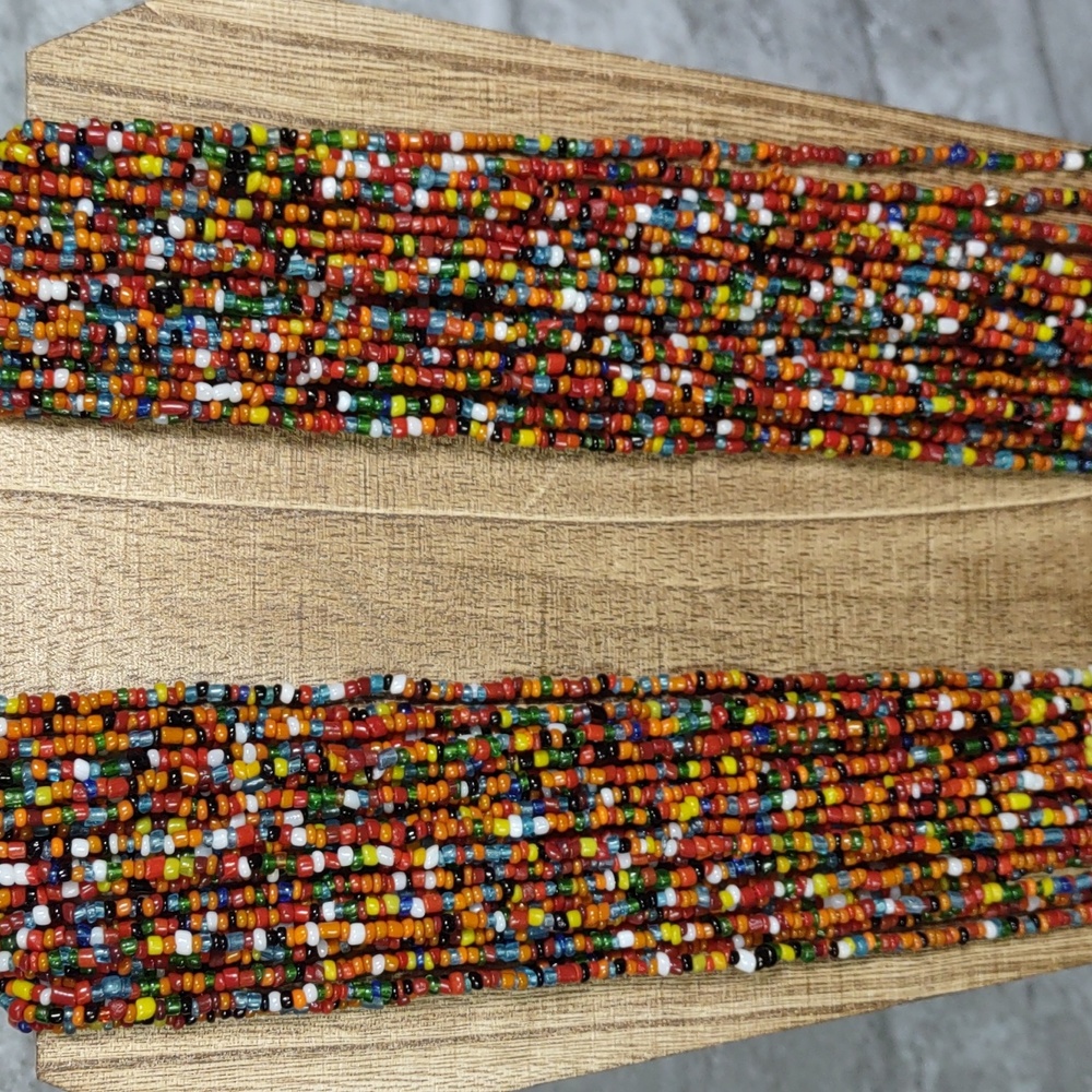Multi Strand Seed Bead Necklace View 4